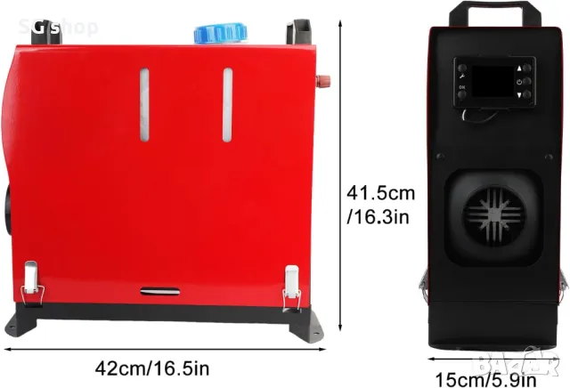 Суха преносима дизелова печка 8kw 12v за каравана кемпер къмпинг и др, снимка 2 - Аксесоари и консумативи - 47516880