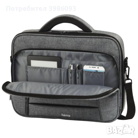 Чанта за лаптоп HAMA Business 15.6", сив - HAMA-216533, снимка 2 - Лаптоп аксесоари - 44244083