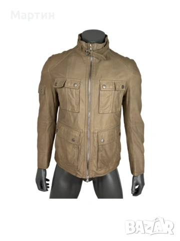 Коженo яке - HUGO BOSS - естествена кожа, снимка 11 - Якета - 53683871