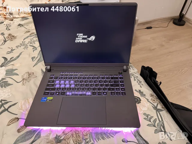 Лаптоп ASUS ROG Strix G16 (i7 / RTX 5070) – КАТО НОВ, 2г. Гаранция!