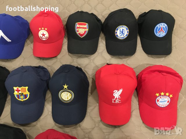 Летни шапки с козирка на различни Футболни отбори 2023, снимка 5 - Шапки - 12939883