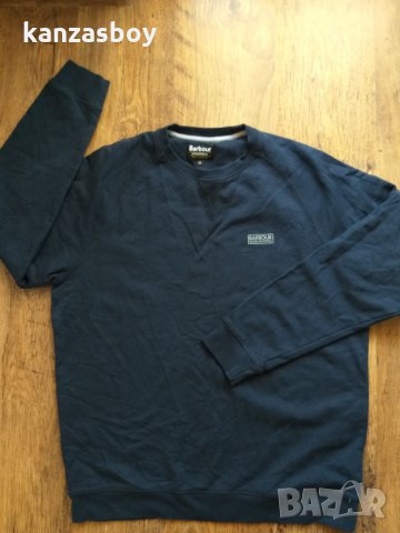Barbour International Small Logo Crew Sweat - страхотна мъжка блуза, снимка 6 - Блузи - 35800644