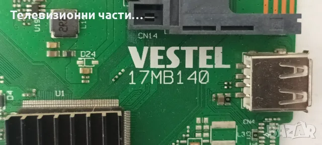Main Board 17MB140 от телевизор Telefunken 48FB4000 панел VES480UNDS-2D-N12, снимка 2 - Части и Платки - 56310764