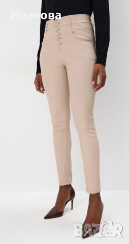 Нов страхотен панталон висока талия, снимка 3 - Панталони - 52307741