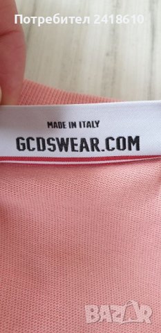 GCDS Italy Cotton Mens Size M ОРИГИНАЛ! Мъжка Тениска!, снимка 4 - Тениски - 40897626