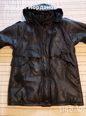 Дамска кожена канадка, снимка 3 - Палта, манта - 52544809