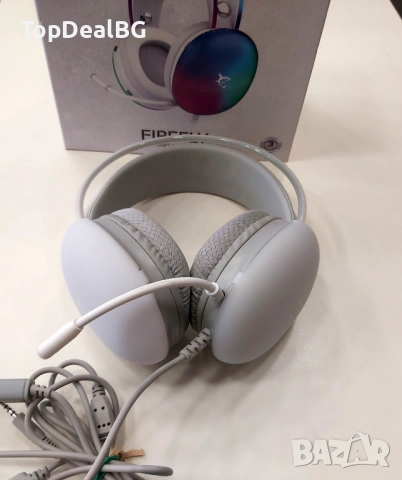 Слушалки White Shark FIREFLY бели