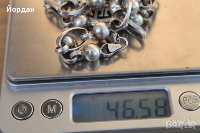 Сребърен синджир , снимка 10 - Колиета, медальони, синджири - 44497418