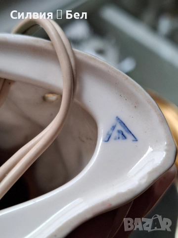 Vintage Goebel Малка лампа , снимка 9 - Настолни лампи - 51893461