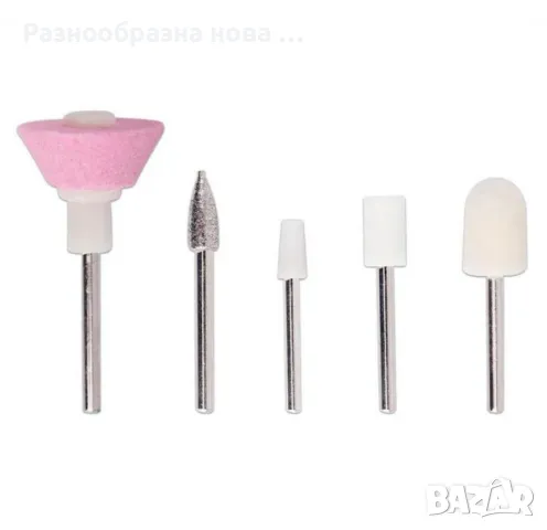 Професионална електрическа пила за нокти 5в1 – За перфектен маникюр и педикюр у дома, снимка 5 - Продукти за маникюр - 48523188