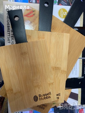 Russell Hobbs Дъски за рязане 3 бр. / Комплект Бамбукови Дъски, снимка 5 - Аксесоари за кухня - 44285653
