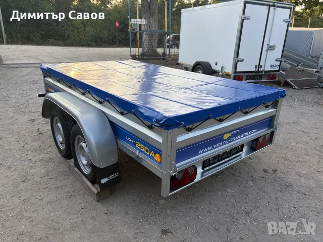 Туристическо ремарке VESTA LIGHT 25DA с плосък брезент, снимка 8 - Ремаркета - 55784466