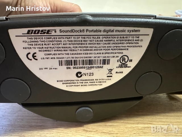 Тонколона Bose SoundDock, снимка 3 - Bluetooth тонколони - 51412187