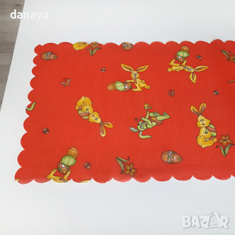 2819 Великденски тишлайфер за маса, 140x40cm, различни модели, снимка 4 - Покривки за маси - 36458707