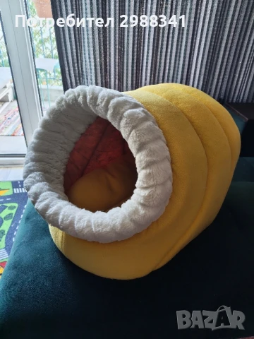 Кучешка/котешка колибка с възглавница в отлично състояние!
