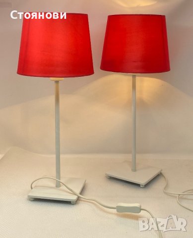 Две нощни лампи английски имат представки и крушки, снимка 9 - Настолни лампи - 41897705