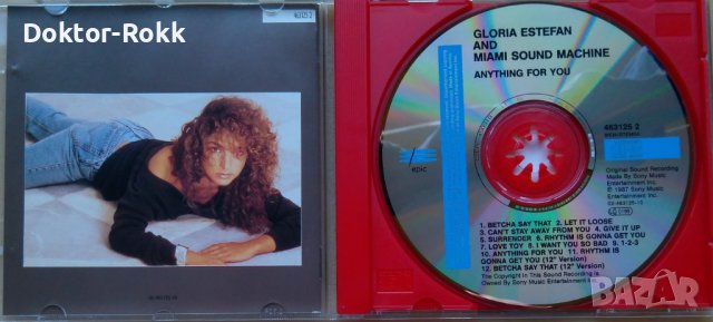 Gloria Estefan & Miami South Machine - Anything for You 1987 CD , снимка 3 - CD дискове - 41560766