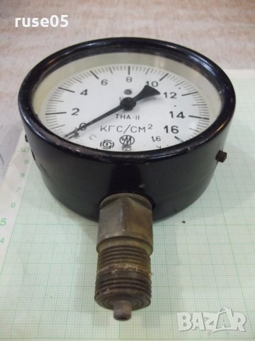 Манометър "ТНА - II" от соца работещ, снимка 5 - Други - 34804913