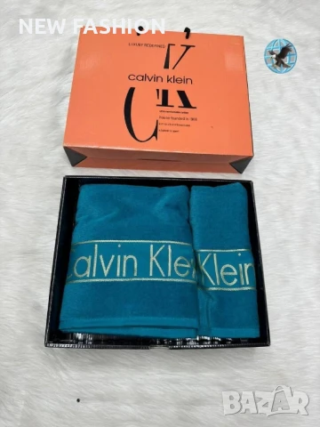Памучни Хавлии -2бр с Кутия ✨ Calvin Klein , снимка 6 - Хавлиени кърпи - 51169226