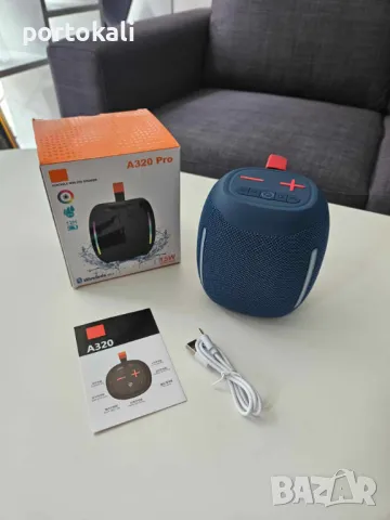 +Гаранция! НОВА! Bluetooth Тонколона колона колонка FM SD USB радио карта памет флашка A320 Pro, снимка 2 - Тонколони - 49903462