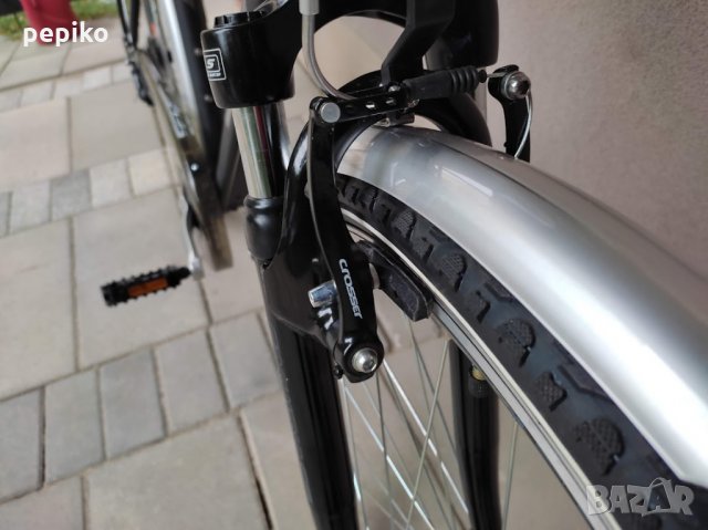 Продавам колела внос от Германия алуминиев велосипед DOVER CROSS 28 цола преден амортисьо, снимка 16 - Велосипеди - 34221941