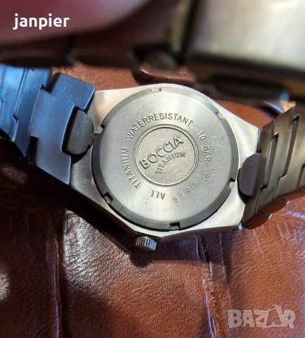 Мъжки часовник Boccia Titanium 10ATM, снимка 2 - Мъжки - 41698839