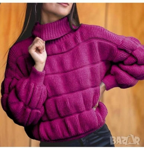 пуловер , снимка 3 - Блузи с дълъг ръкав и пуловери - 51561948