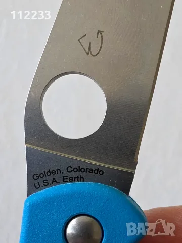Spyderco Charisma Blue Lightweight, снимка 7 - Ножове - 56213413