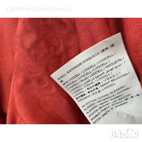 Дамска блуза тениска DESIGUAL размер L - XL оранжева, снимка 5 - Тениски - 44570446