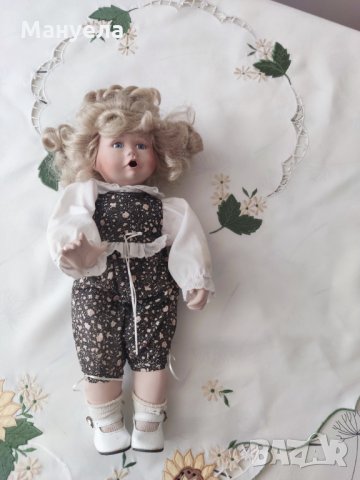 Порцеланова кукла с маркировка, снимка 4 - Колекции - 35684621