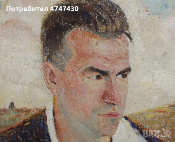 Борис Колев маслени бои портрет, снимка 4 - Картини - 53635156