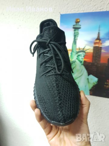 маратонки Adidas × Kanye West Yeezy Boost 350 V2 “Onyx” номер 43,5-44 , снимка 12 - Маратонки - 39204345