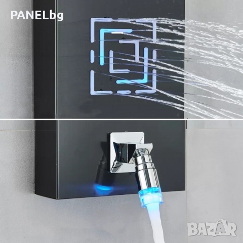 Хидромасажен душ панел Детиан,дисплей,ЛЕД светлини-БЕЗПЛАТНА ДОСТАВКА, снимка 6 - Душове - 36043452