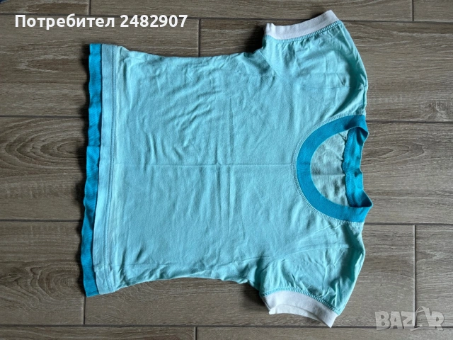 Памучна дамска тениска, снимка 3 - Тениски - 53601731