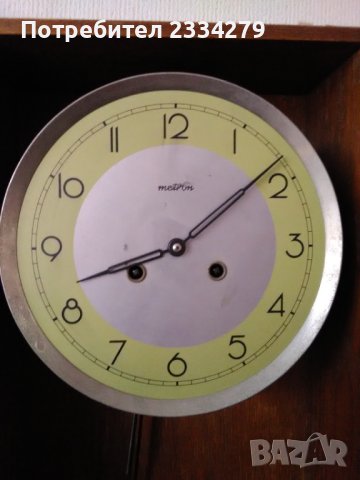 Стенни часовници,,Metron" механични с гонг., снимка 4 - Антикварни и старинни предмети - 40613609