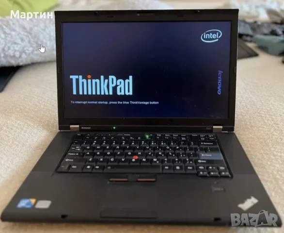 Lenovo ThinkPad T510 лаптоп I5 8gb. + SSD + чанта + зарядно за кола, снимка 2 - Лаптопи за работа - 49282394