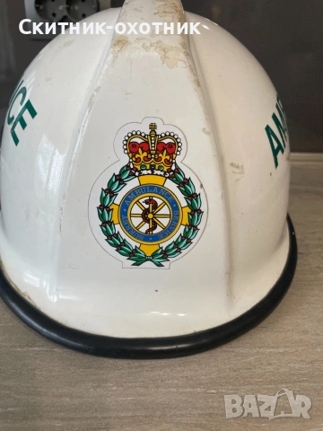 Ретро медицинска английска каска, снимка 2 - Колекции - 53230461