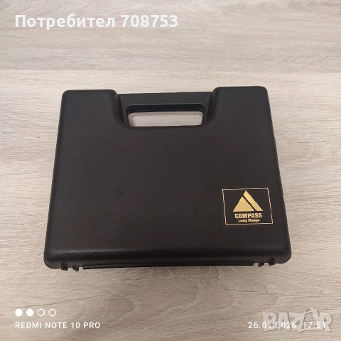 Металотърсач Compass Long Renge Max Локатор, снимка 5 - Друга електроника - 53247551