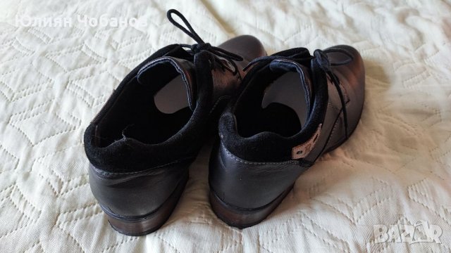 Дамски черни обувки Real, естествена кожа, 39 номер, снимка 2 - Дамски елегантни обувки - 39038067