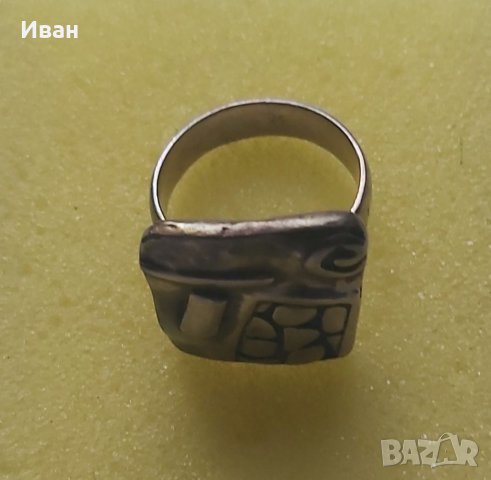 Сребърен пръстен. , снимка 2 - Пръстени - 41752087