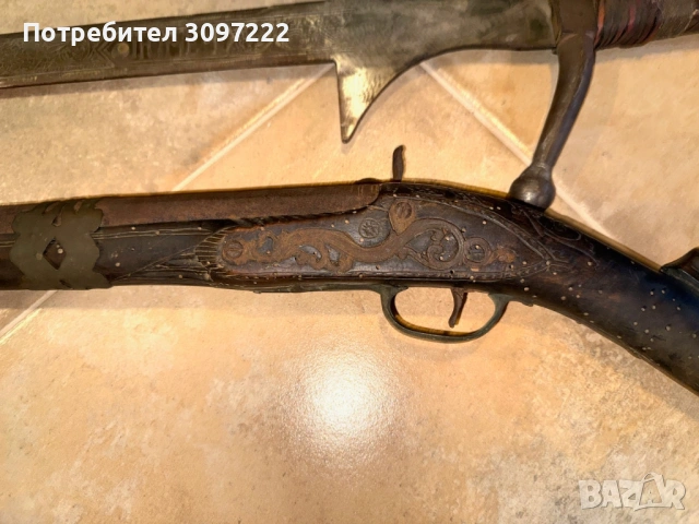 Пушка, оригинална сливенска бойлия с капсулен механизъм, снимка 3 - Бойно оръжие - 53778725