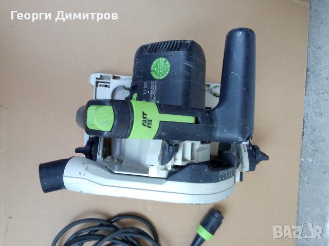 циркуляр потъващ Фесто FESTOOL TS 55 EBQ - отличен и дискове, снимка 5 - Други инструменти - 41558657
