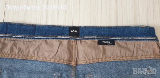 Hugo Boss Delano Slim Fit Candiani Denim Italy Mens Size 33/32 ОРИГИНАЛ Мъжки Дънки!, снимка 16 - Дънки - 51365940