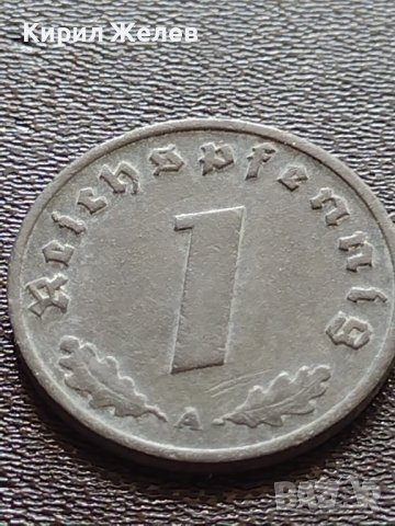 Две монети 1 райхспфенинг 1939г. / 1 райхспфенинг 1940г. Трети райх с СХВАСТИКА редки 25246, снимка 10 - Нумизматика и бонистика - 40649938