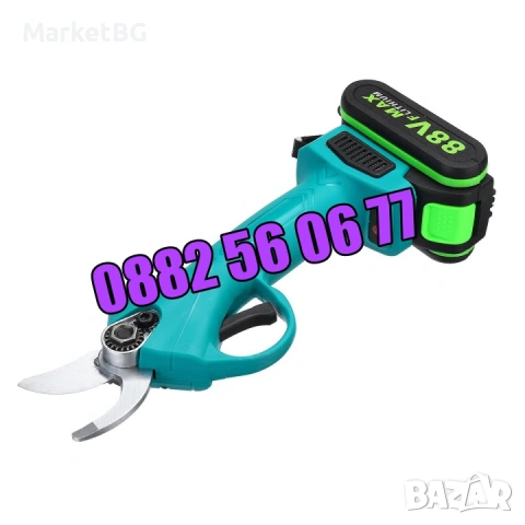 Градинска акумулаторна ножица, акумулаторна лозарска ножица, снимка 4 - Градинска техника - 53250471