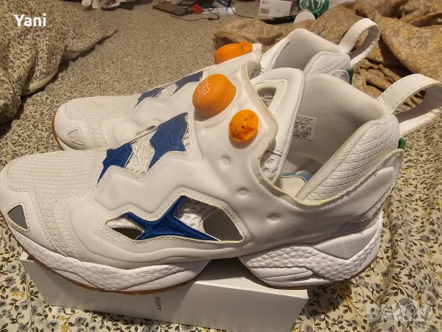 Reebok Instapump Fury 95 в разцветка White/Vector B EU 42 стелка 27 сантиметра 