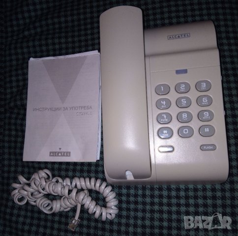 Продавам стационарен телефон Alcatel, снимка 2 - Стационарни телефони и факсове - 40134573