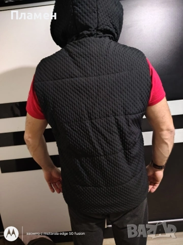 черен мъжки елек. , снимка 4 - Други - 53136150