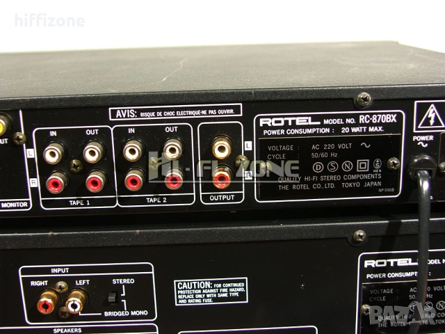 Комплект    Rotel rc-870bx / rb-870bx , снимка 9 - Ресийвъри, усилватели, смесителни пултове - 53682133