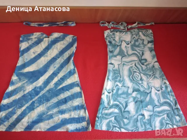 Рокли различни материи и цветове размери М и S, снимка 14 - Рокли - 46764898